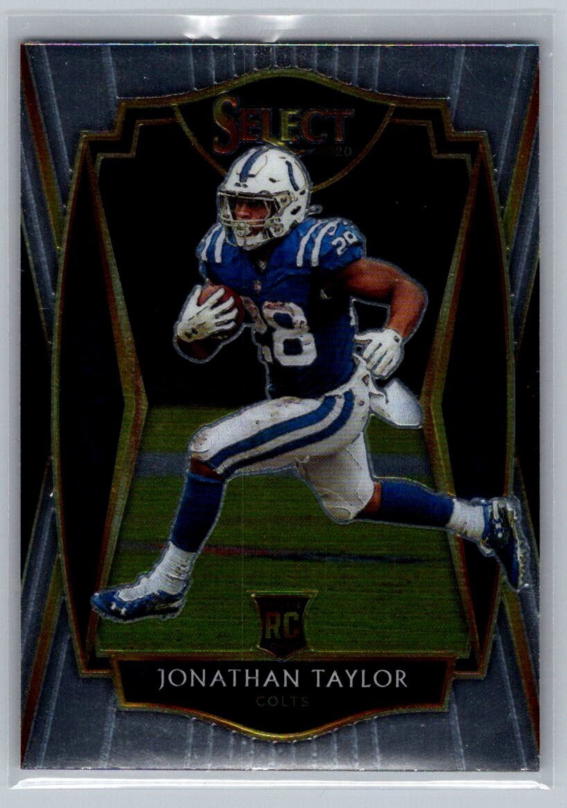 2020 Select Jonathan Taylor Premier Level Silver Prizm Rookie RC #153 Colts