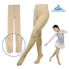 Skating Spirit 2-in-1 Footed Figure Skating Tights