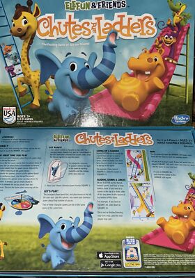 Elefun and Friends Hasbro Chutes and Ladders Board Game COMPLETE | eBay