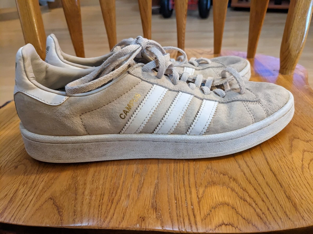 Evacuación Comerciante Revelar Adidas Womens Campus BY9846 Beige Casual Shoes Sneakers Size 8.5 | eBay