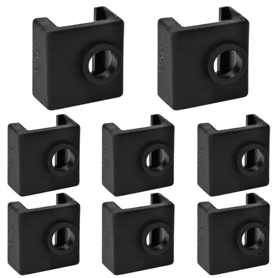 3D Printer Silicone Sock 8Pcs Hotend Silicone Sock Heater Block Silicone Cove...