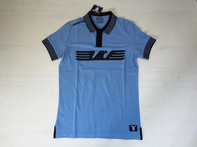 T-shirt Officiel Macron SS Lazio – Modèle Célébratif Photo Giordano – Neuf Avec Étiquettes