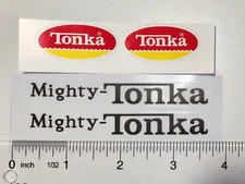 Mighty Tonka Dump Truck Sticker Set 1974 To 1975.