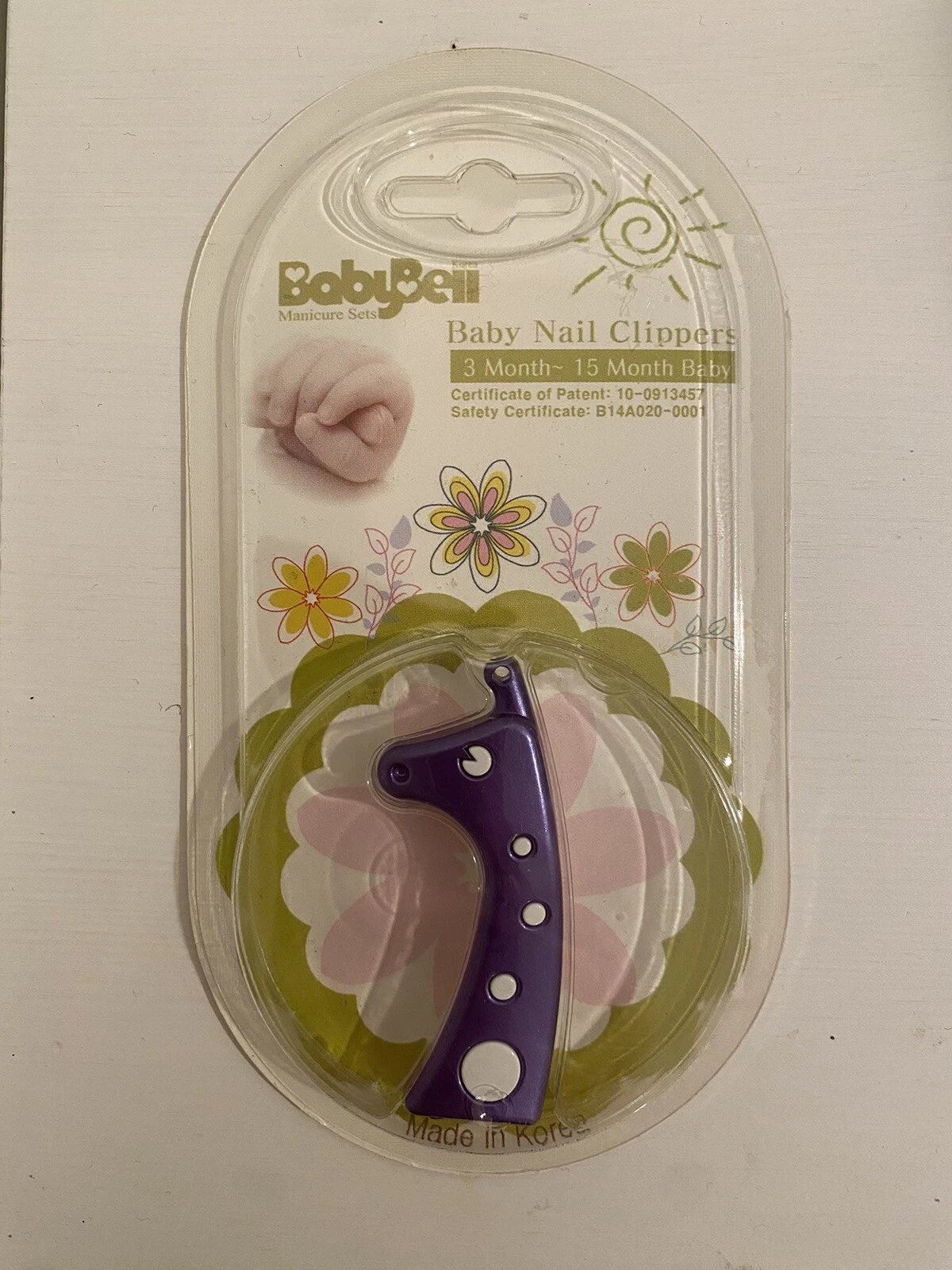 Baby Bell Purple Giraffe Baby Nail Clippers
Opens in a new window or tab