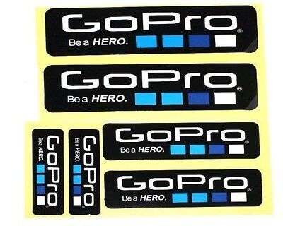 6 Lot Gopro Hero 4 3+ STICKERS Go Pro Accessories Decal eBay