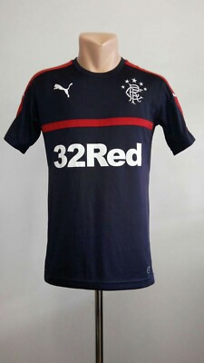 Football shirt soccer FC Rangers Gers Training 2016/2017 Puma Jersey Mens Size S