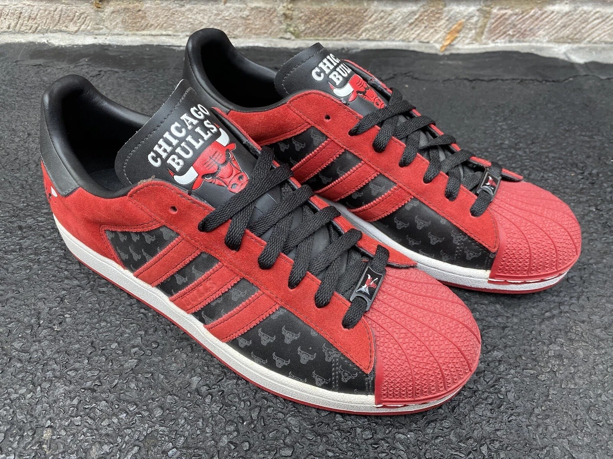 Rare adidas Superstar NBA Series Chicago Bulls - Size 11 | eBay