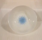 Vintage Anchor Hocking FIRE KING - BLUE MOSAIC Vegetable Serving Bowl 8 1/4"