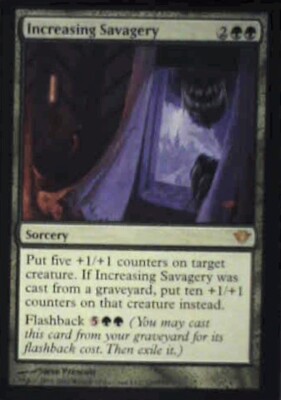 Increasing Savagery - Dark Ascension: #120, Magic: The Gathering Nm R122