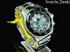 Invicta Men's 50mm MLB PRO DIVER Miami Marlins Chronograph SS Watch