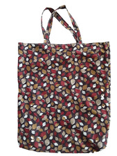 Einkaufsbeutel DDR – Dederon – Motiv Herbstbätter – ca. 42 x 35 cm ohne Henkel