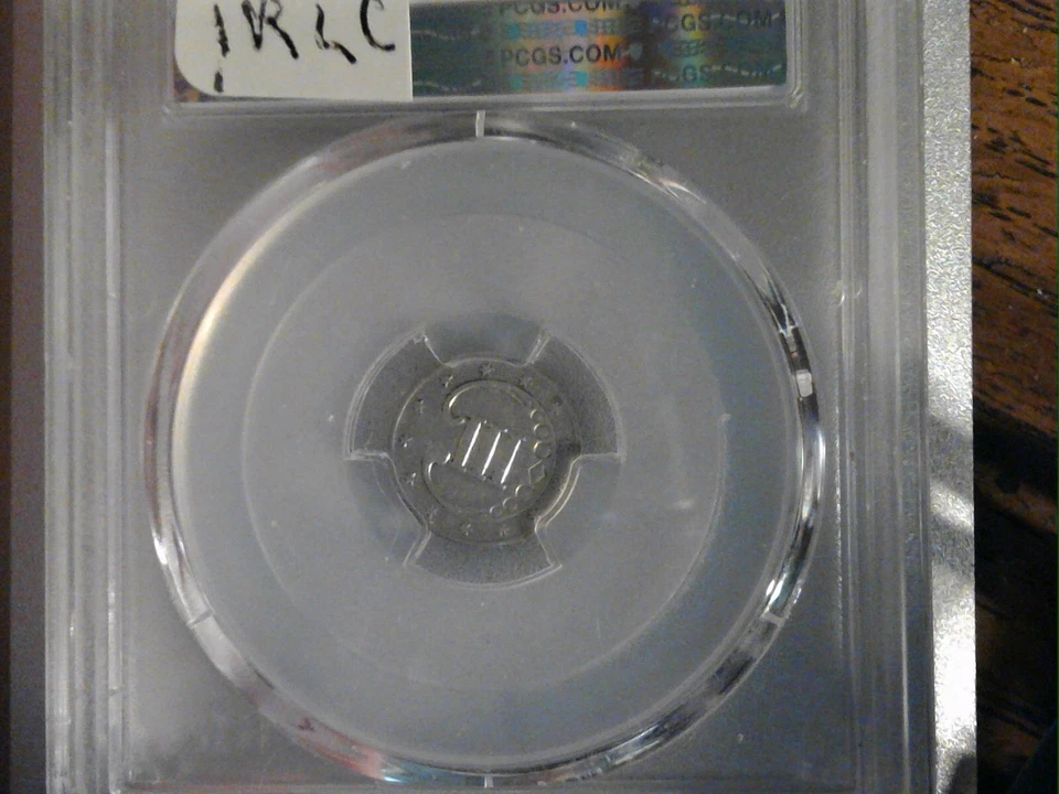 1852 3 Cent Silver Coin Cleaned Extra Fine Details ROTATED DIE - Image 3 of 3