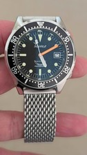 Orologio subacqueo Squale 1521 Iconic Swiss Made Diver 500 m acciaio inossida...