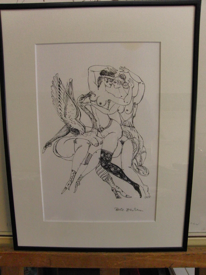 Bele Bachem 1916-2005 Lithographie 1965 sign. gerahmt - Bild 2 von 3