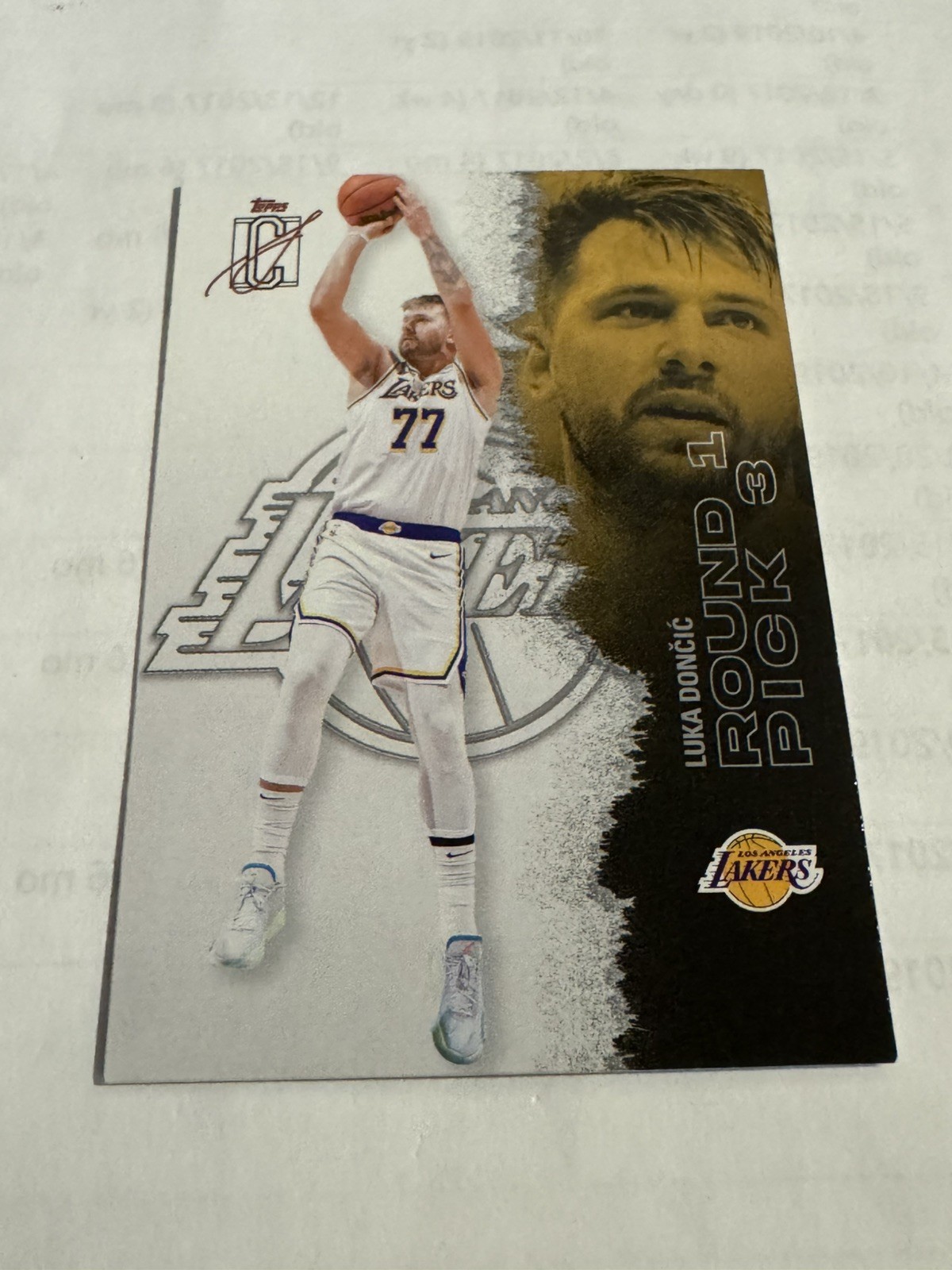 Luka Doncic 2025-26 Signature Class #83 LA Lakers