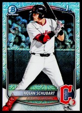 Nolan Schubart 2025 Bowman Draft Chrome Mojo Refractor #BDC-192 Guardians