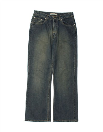 TOPSHOP Mens Bootcut Jeans W30 L30 Blue Cotton BX30