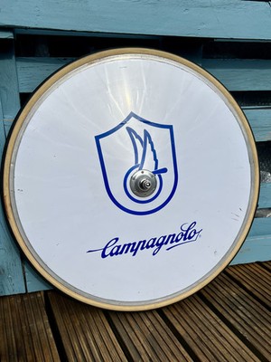 Campagnolo Ghibli Track Disc Laufrad, Blue Logo Tubular, 700C ex British Cycling