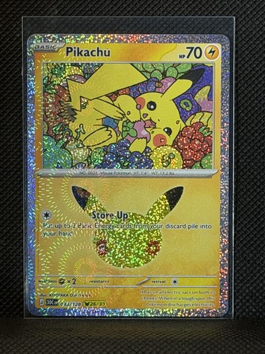 2026 Pokemon 30th Celebration - Pikachu #48 Pikachu Rare Holo