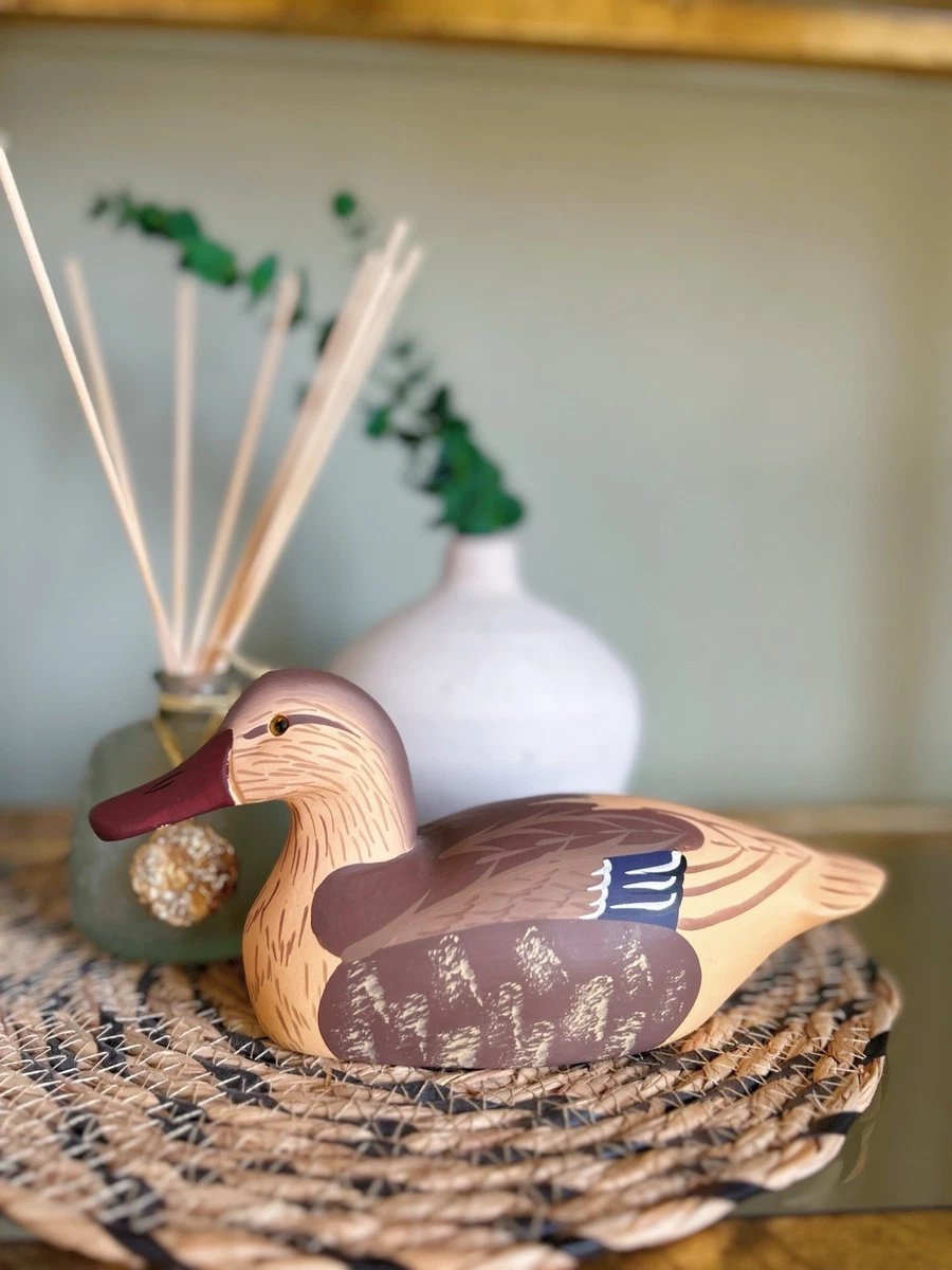 彩绘木制鸭子，鸭子收藏品| eBay