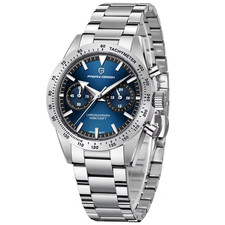 Pagani Design Retro Moon Men s Chronograph Watch VK64 AR Sapphire