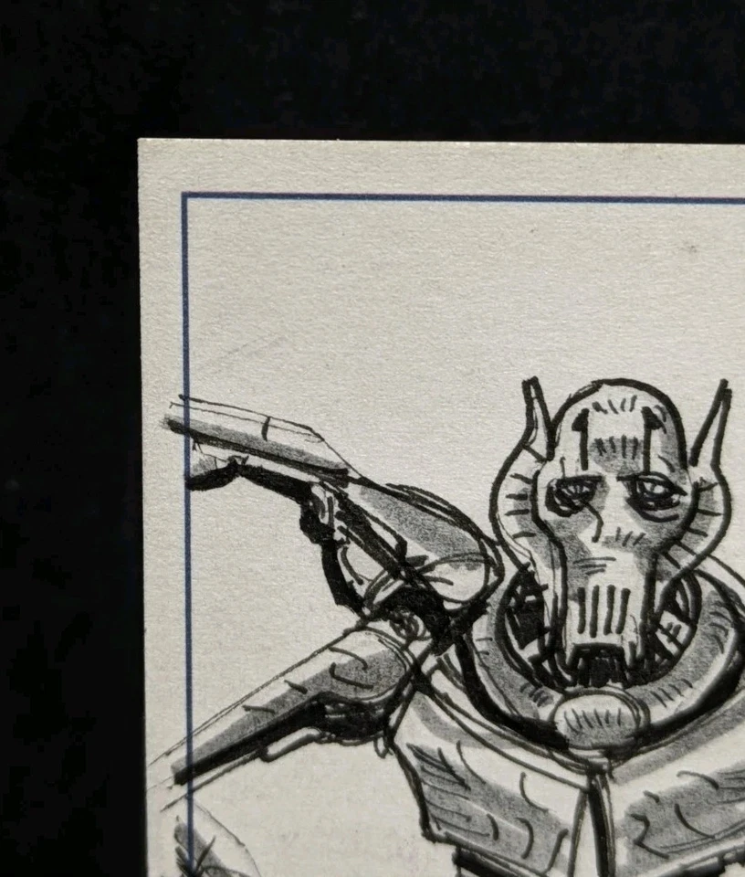 2011 Topps Star Wars Galaxy 6 General Grievous Sketch Card 1/1 - Image 2 of 4