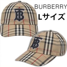 Burberry Vintage Check Cotton Baseball Cap Men Hat Accessory Original Collection
