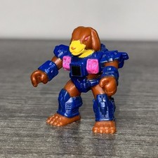 Takara Hasbro Battle Beasts Pixilated Pointer #61 Action Figure Wood Rub