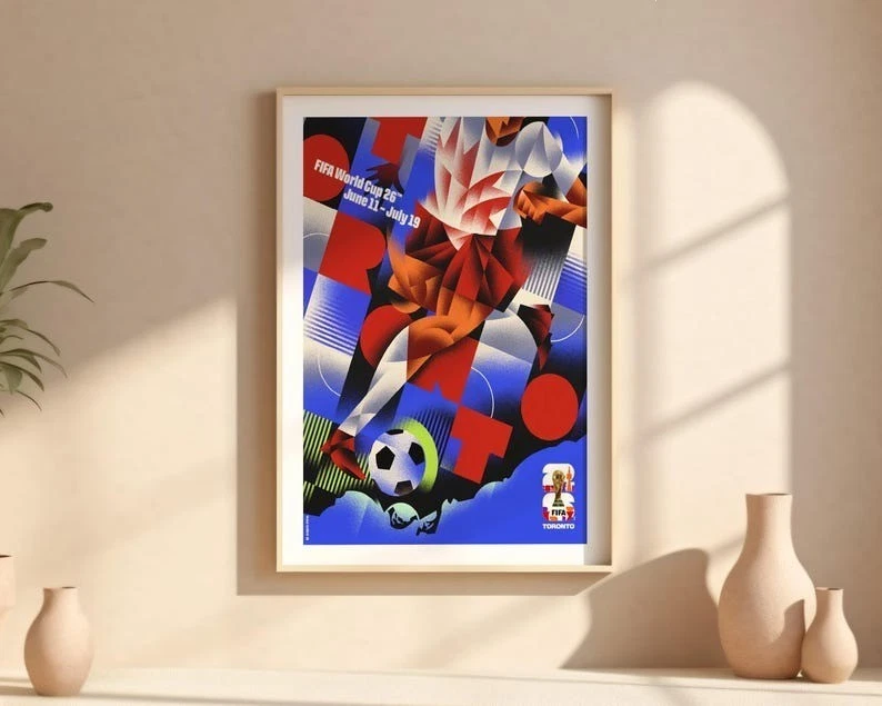 FIFA World Cup 2026 Cityscapes Poster