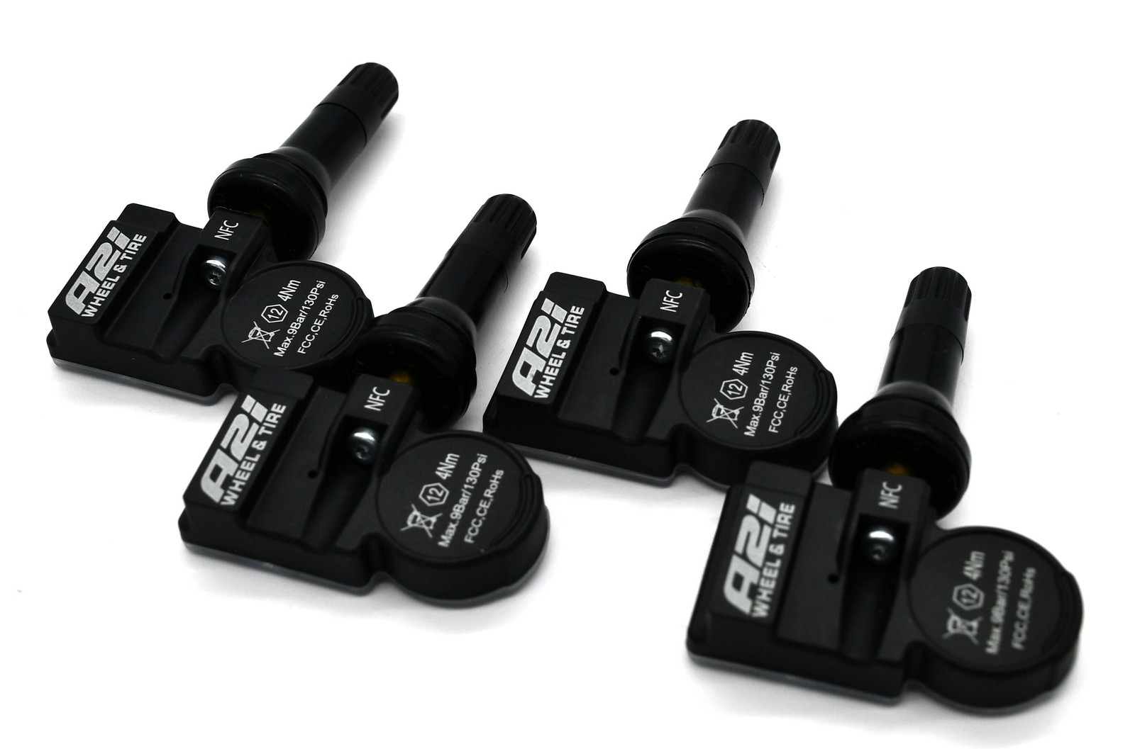 Set 4 TPMS Tire Pressure Sensors 315Mhz Rubber fits 2015 Porsche 918 Spyder