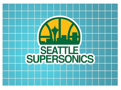 #ad Seattle Supersonics Logo All Weather Vinyl Decal NBA Multiple Sizes $3.25