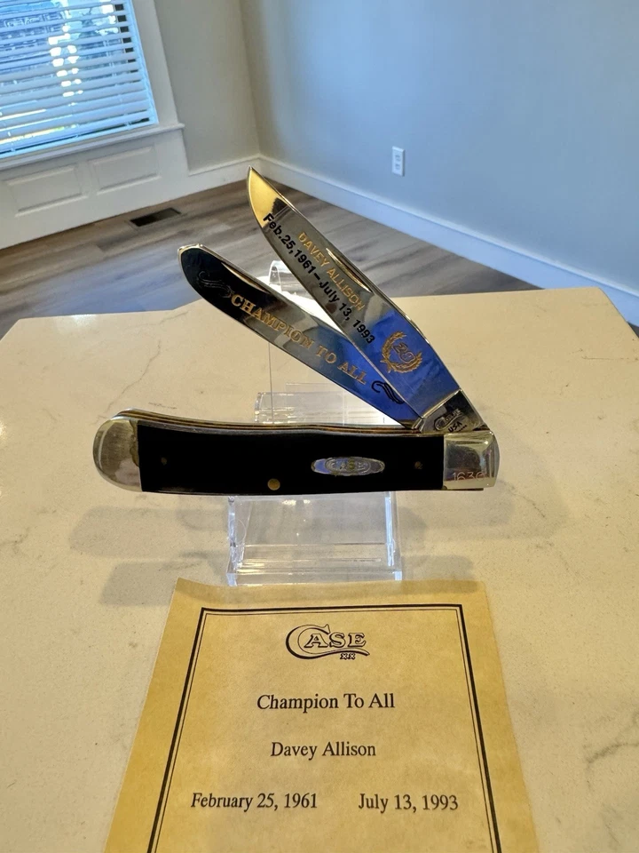 Raro Vintage CASE XX “1992 Cargador Duro Davey Allison” XXXX/2000 Nuevo Foto 3 de 4