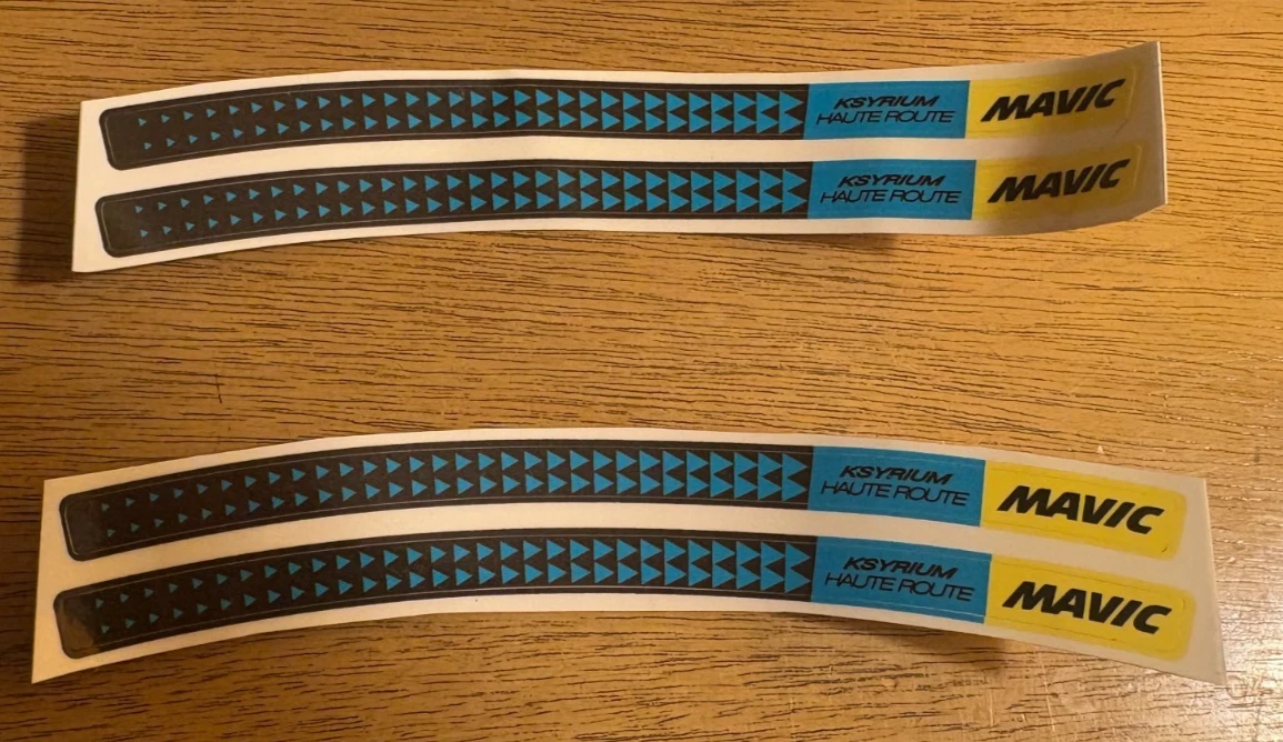 Autocollants / Stickers Mavic Module E2 Pour Vélo - Neufs, Fabriqués En France