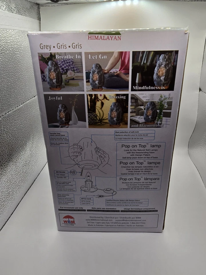 Natural Salt Lamp Himalayan Glow - Image 3 of 3