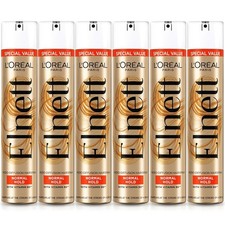 Image of 6x L'oreal Elnett Satin Normal Hold Hair Spray 300ml