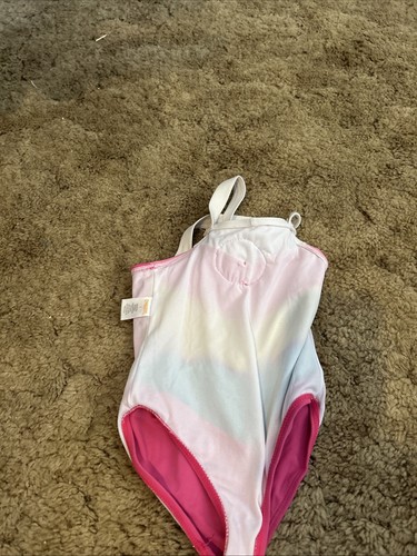 Girls Gymboree Color Block Criss Crossed Straps Swimsuit -4 - Picture 5 of 8