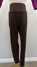 Mondetta High Waisted Leggings Women XXL Brown Herringbone Athleisure Pants