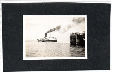Vintage Foto Dampfer ''Balmoral'' in Weymouth, Dorset Juli 1937 (C99562)