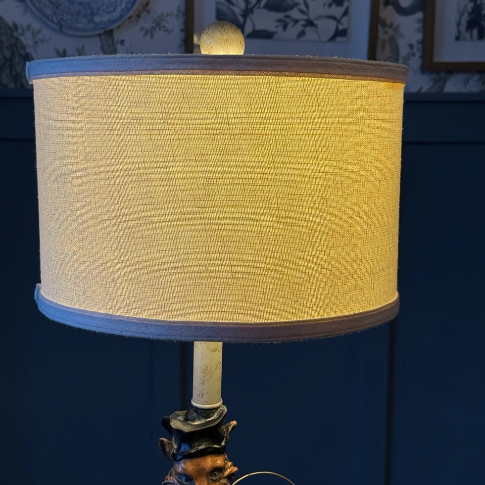 复古 Fox Huntsman 灯带灯罩 Ralph Lauren 人类学美学 31 英寸小屋 — 第 3/4 张图片