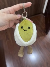 Jellycat Amuseables Horatio Pistachio Bag Charm   Cute Plush Keychain Toy   NWT