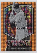 2021 Panini Mosaic Vintage Fluorescent Orange Prizm 64/99 George Kell HOF 0yy3