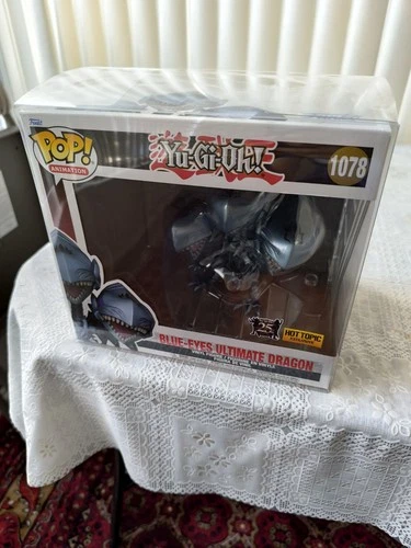 Funko Pop! Yu-Gi-Oh! Blue-Eyes Bundle: White #389 + Toon #1062 + Ultimate Dragon