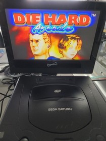 USED WORKING -) DIE HARD ARCADE (- GAME DISC ONLY - SEGA SATURN