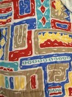 VINTAGE LITTLE FARMER BOY APPLIQUED Aztec print, 87x105" 12-10-88 HAND QUILT EUC — photo 6
