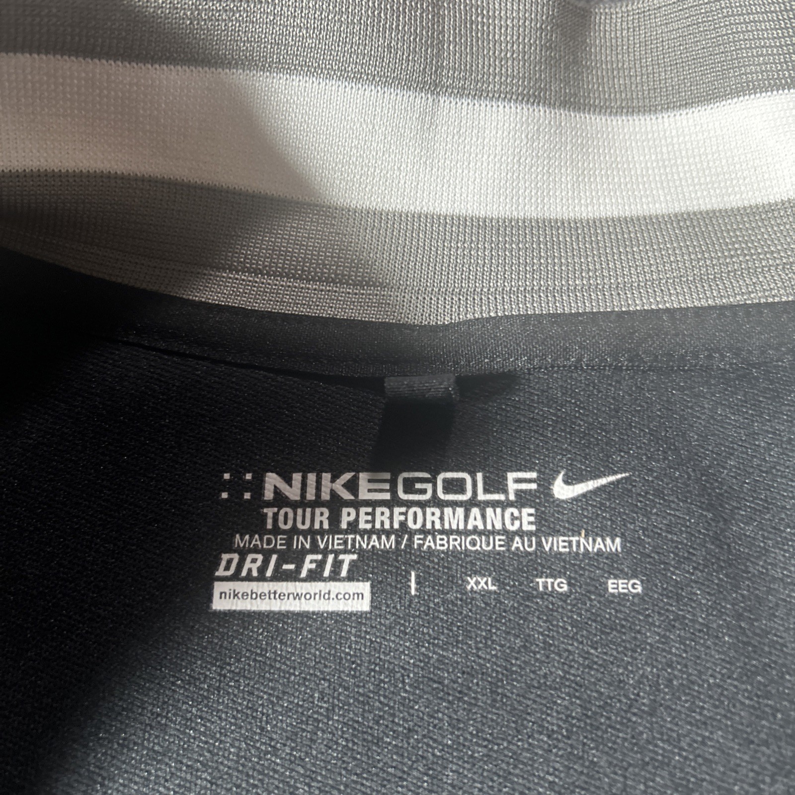 SACAI X NIKE NIKE GOLF TOUR PERFORMANCE Giacca Uomo XXL 1 4 Zip Manica Lunga Nero Grigio