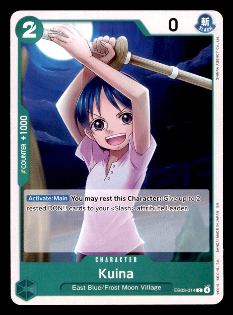 Kuina EB03-014 Common Extra Booster: One Piece Heroines Edition One Piece NM