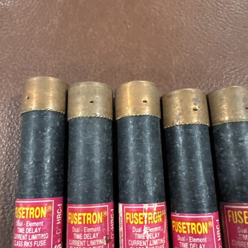 7x Fuses BUSSMAN FUSETRON FRS-R-8/10 600V Dual Element Time Delay RK5 ...