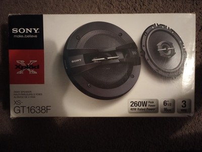 SONY XPLOD- 3-WAY SPEAKERS - XS-GT1638F | eBay