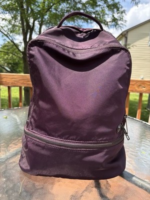 Lululemon City Adventurer Backpack Bag 20L Metal Hardware Purple