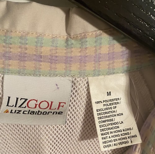 Liz Claiborne Liz Golf Damen Pullover Windbreaker Medium Beige Taschen - Bild 8 von 8